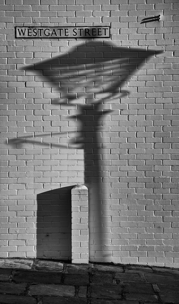 Street Lamp Shadow,  Southampton 